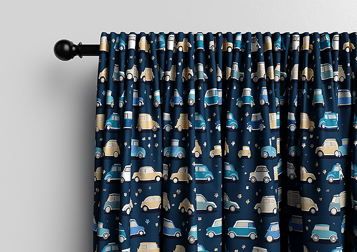 Roadtrip, Navy Blue - Made to Measure Curtains - Image 9